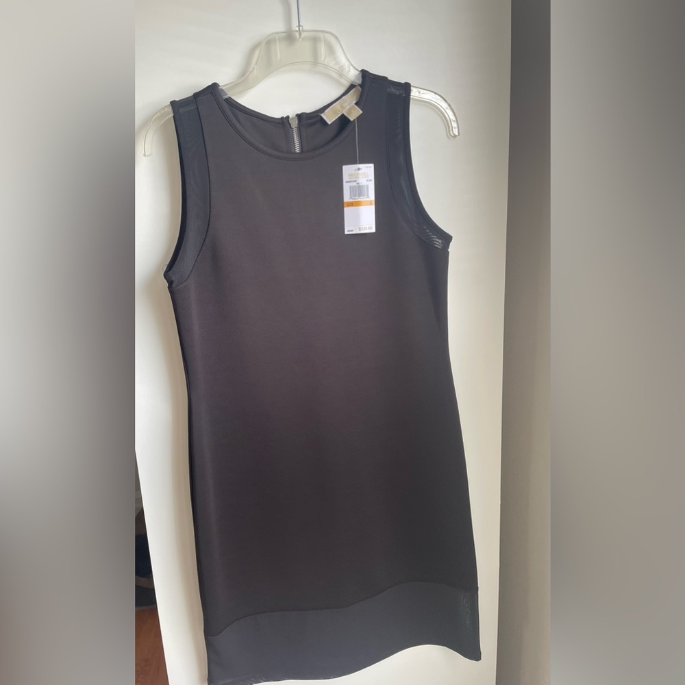 NET Michael Kors sleeveless black dress size small